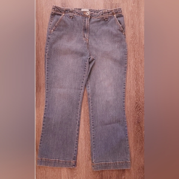 Christopher & Banks Bootcut Size 14 Stretch Jeans Denim Medium Wash Classic - Picture 12 of 12